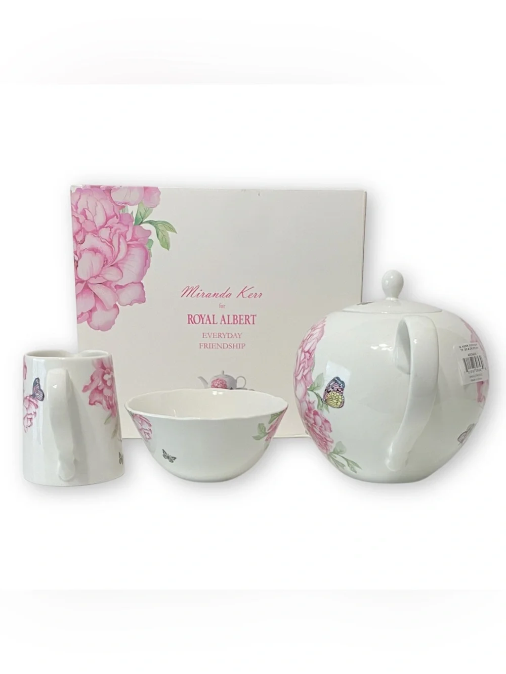 Royal Albert Miranda Kerr Everyday Friendship 3 Piece Porcelain Tea Set Floral